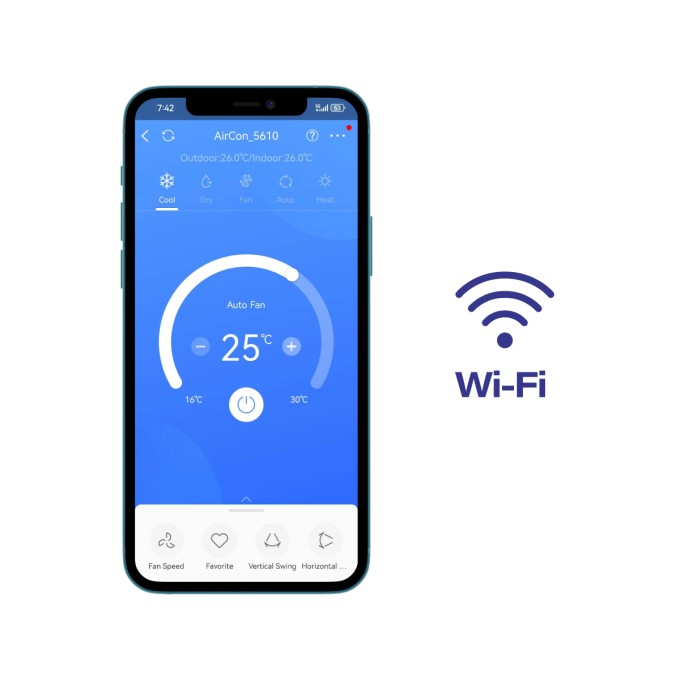 Klimatyzator przenośny Olimpia Splendid Dolceclima Air Pro 13 A+ WiFi