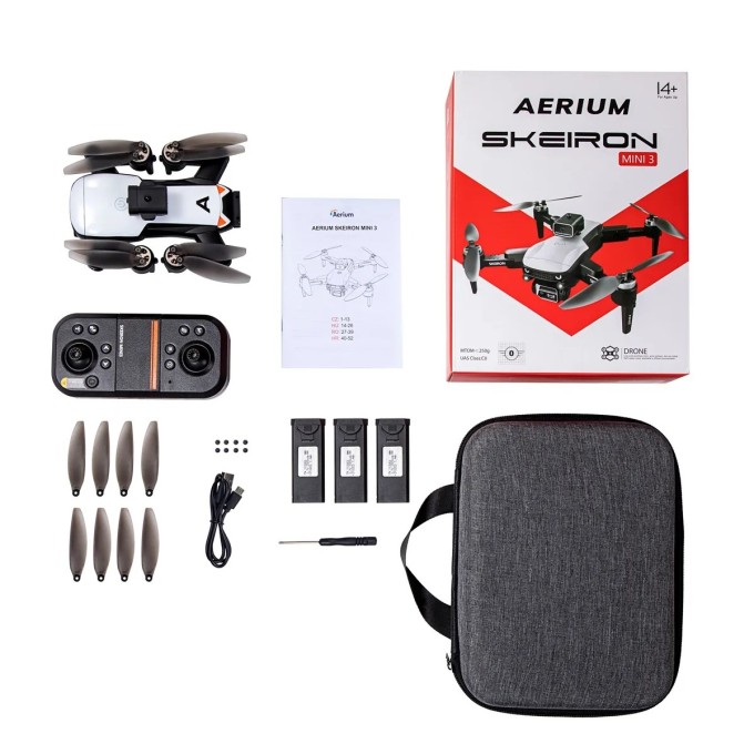 Dron AERIUM SKEIRON MINI 3, 3 akumulatory Dron AERIUM SKEIRON MINI 3, 3 akumulatory