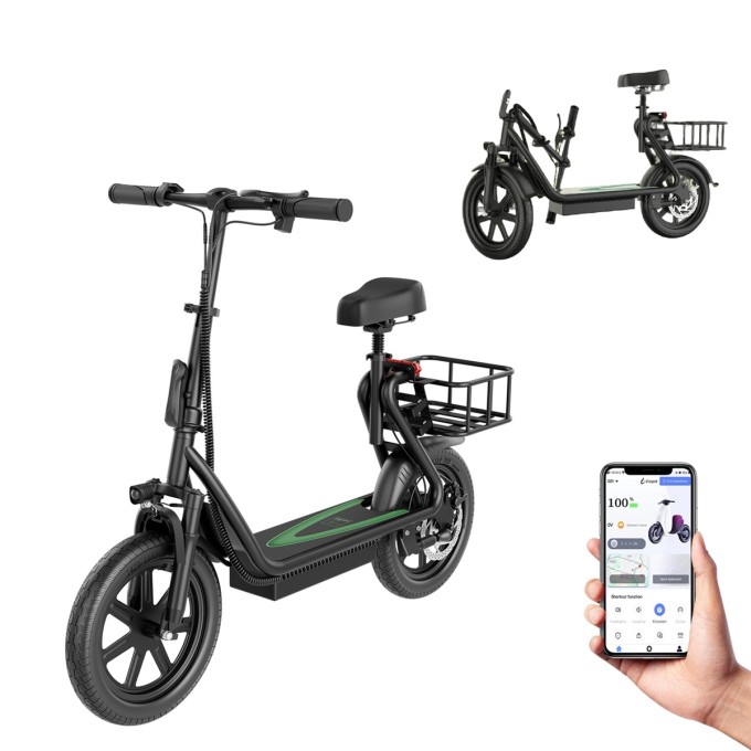 Hulajnoga elektryczna AERIUM AOVO PRO COMFORT V2 czarna Hulajnoga elektryczna AERIUM AOVO PRO COMFORT V2 czarna
